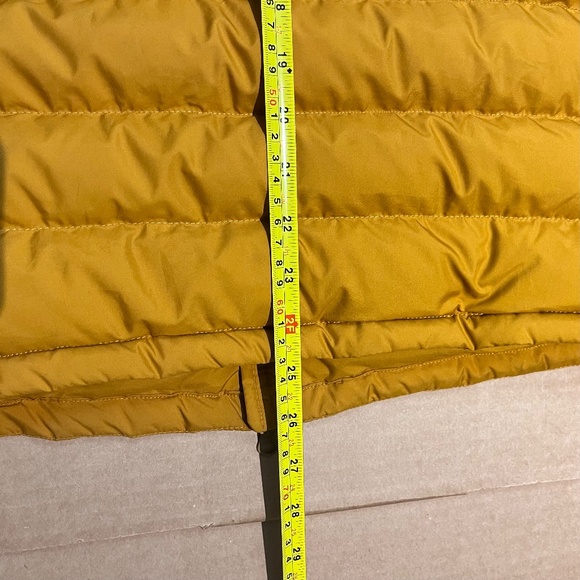 Fjallraven Greenland Down Liner Puffer Jacket - Men's Size S - Yellow Orange - Picture 16 of 16